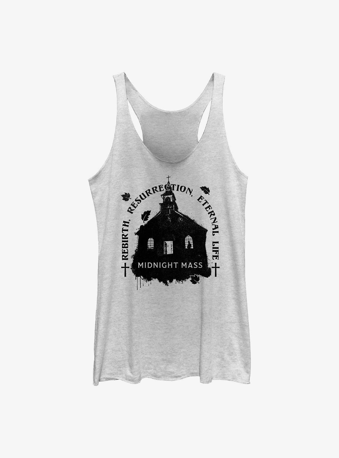 Midnight Mass Eternal Life Girls Tank, WHITE HTR, hi-res