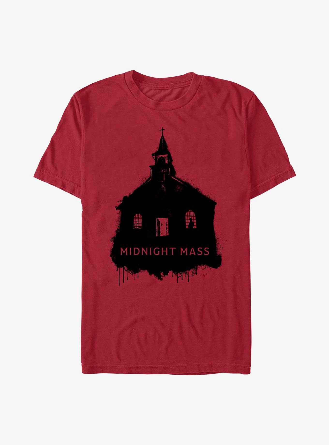 Midnight Mass St. Patrick's Church T-Shirt, CARDINAL, hi-res