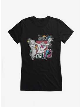 Looney Tunes Taz Tornado Doodle Girls T-Shirt, , hi-res