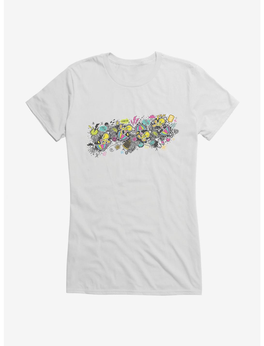 Looney Tunes Tweety Colorful Doodle Girls T-Shirt, , hi-res