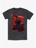 Star Wars Awesome Maul Mineral Wash T-Shirt, BLACK, hi-res