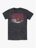 Star Wars Chewie Window Mineral Wash T-Shirt, BLACK, hi-res