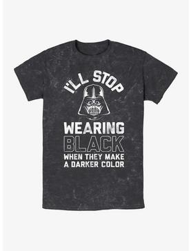 Star Wars Back In Black Mineral Wash T-Shirt, , hi-res