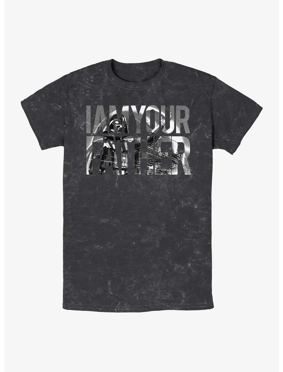 Star Wars I Am Your Father Mineral Wash T-Shirt, BLACK, hi-res