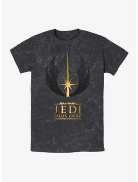 Star Wars Jedi Symbol Fallen Order Mineral Wash T-Shirt, , hi-res