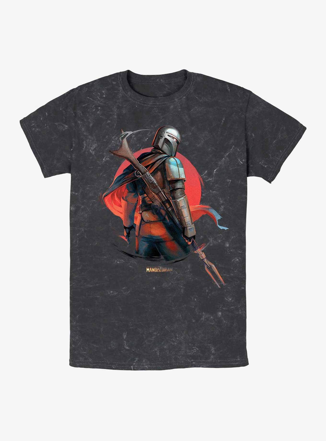 Star Wars Mandalorian Sunrise Mineral Wash T-Shirt, , hi-res