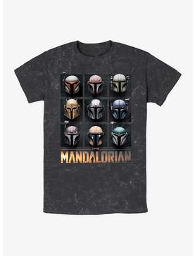 Star Wars Mando Helmet Boxup Mineral Wash T-Shirt, , hi-res