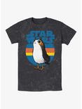 Star Wars Porg Simple Mineral Wash T-Shirt, BLACK, hi-res