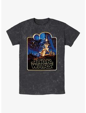 Star Wars Poster Iron Mineral Wash T-Shirt, , hi-res