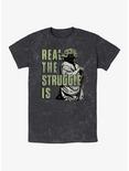 Star Wars Real Difficulties Mineral Wash T-Shirt, BLACK, hi-res