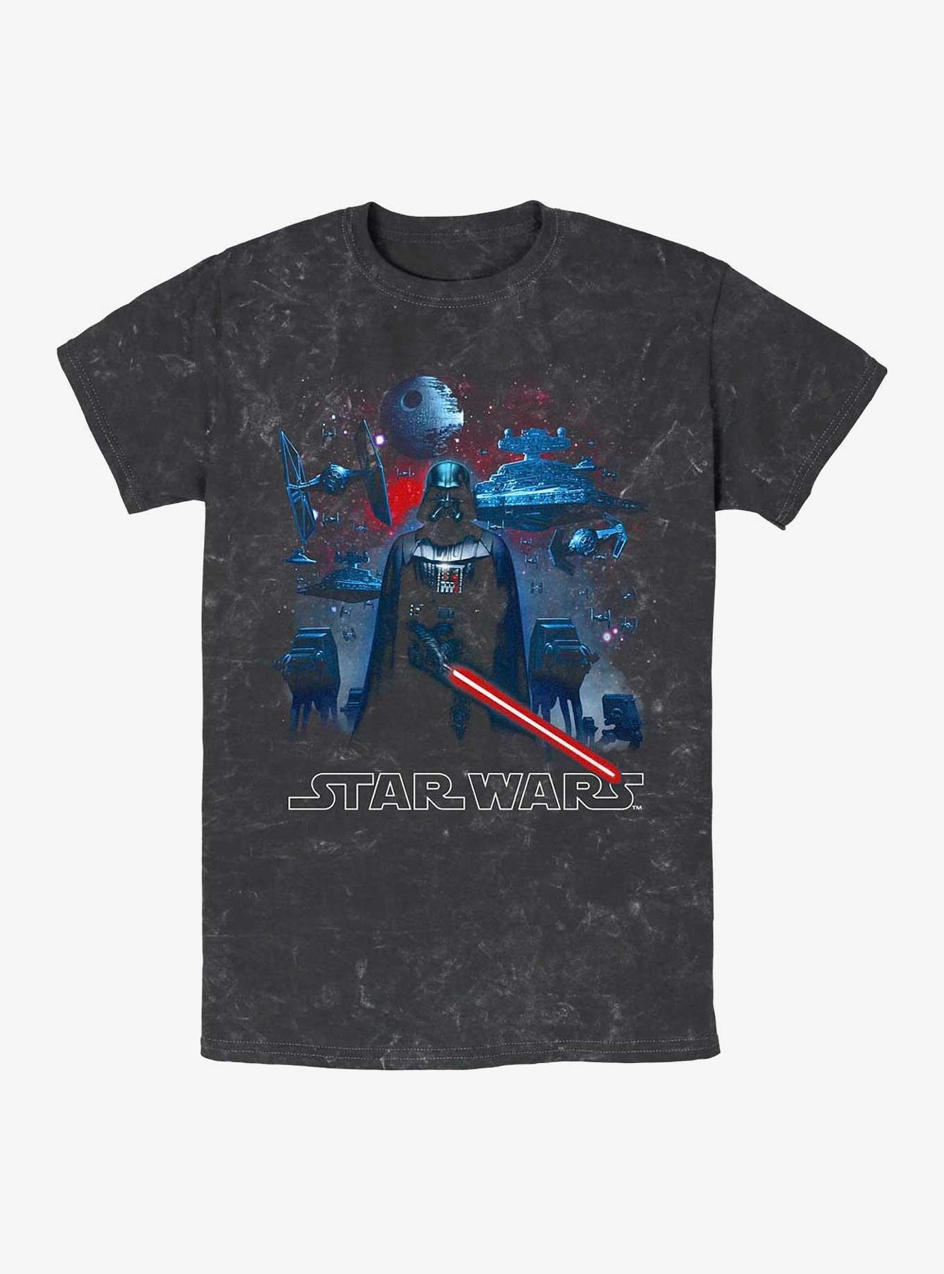 Star Wars Returning Battalion Mineral Wash T-Shirt, BLACK, hi-res