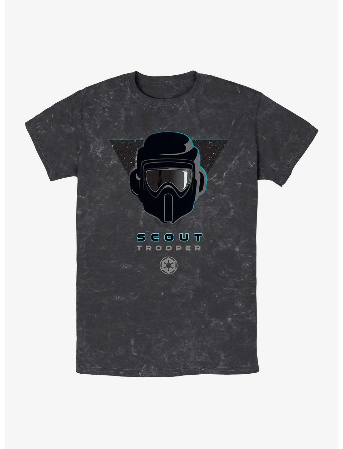 Star Wars Scout Trooper Mineral Wash T-Shirt, BLACK, hi-res