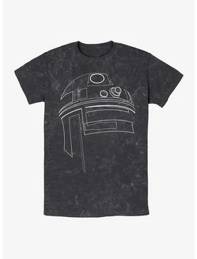 Star Wars Simple R2D2 Mineral Wash T-Shirt, , hi-res