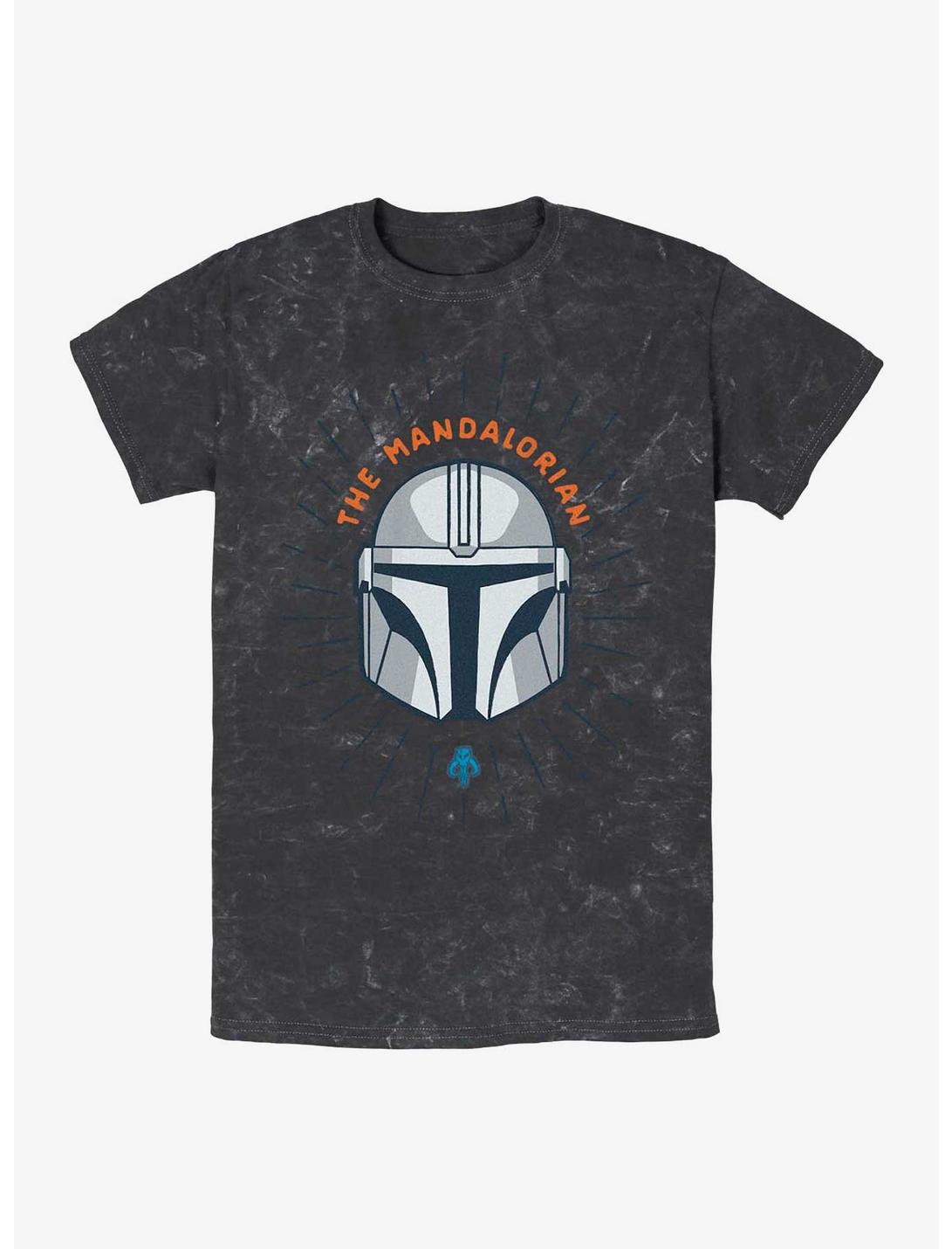 Star Wars Simple Shield Mineral Wash T-Shirt, BLACK, hi-res