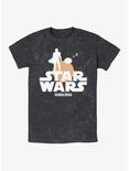 Star Wars Sunset Duo Mineral Wash T-Shirt, BLACK, hi-res