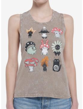 Guild Of Calamity Forest Creatures Earthy Wash Girls Tank Top, , hi-res