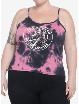Plus Size Scream Ghost Face Scary Movies Tie-Dye Girls Cami Plus Size, , hi-res