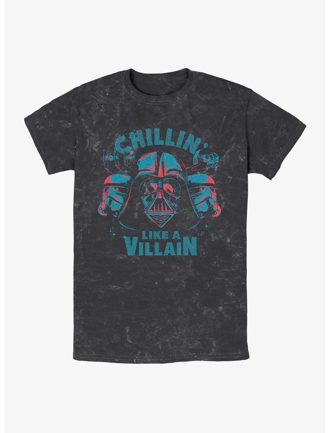 Star Wars Chill Vill Mineral Wash T-Shirt, BLACK, hi-res