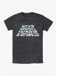 Star Wars Chrome Slant Again Mineral Wash T-Shirt, BLACK, hi-res