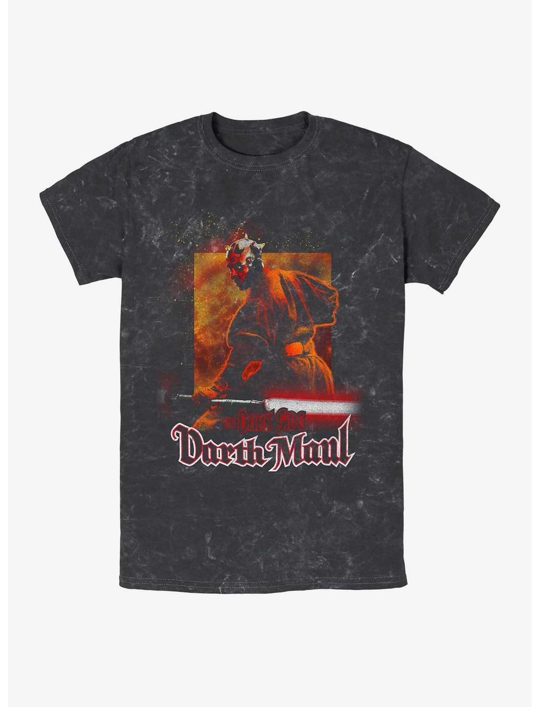 Star Wars Darth Maul Stance Mineral Wash T-Shirt, BLACK, hi-res