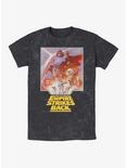 Star Wars The Empire Strikes Back Characters And Walkers Mineral Wash T-Shirt, BLACK, hi-res