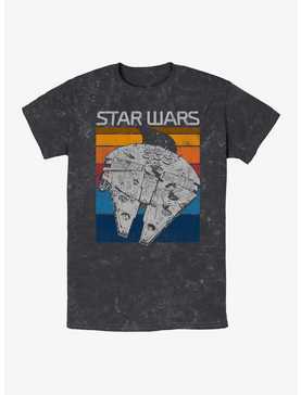 Star Wars Falcon Colors Two Mineral Wash T-Shirt, , hi-res