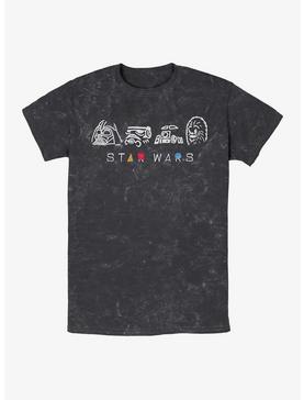 Star Wars Geometry Shine Mineral Wash T-Shirt, , hi-res