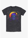 Star Wars Outrun Vader Mineral Wash T-Shirt, BLACK, hi-res