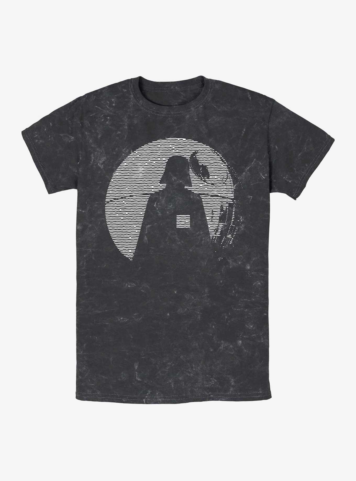 Star Wars Sith Star Mineral Wash T-Shirt, BLACK, hi-res