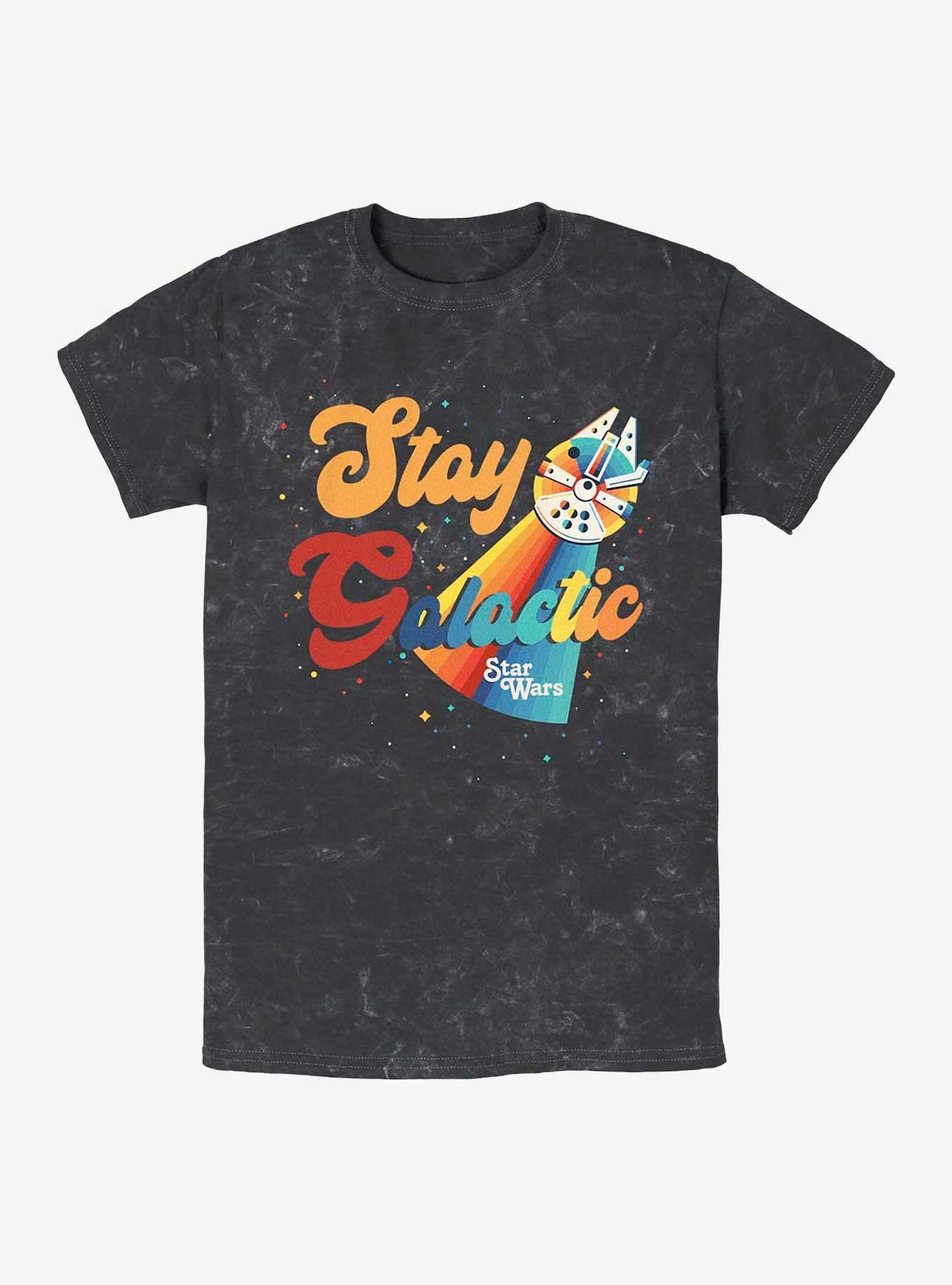 Star Wars Universe Of Love Mineral Wash T-Shirt, BLACK, hi-res