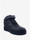 Rylee High Top Sneaker with Velcro Strap Black, BLACK, hi-res