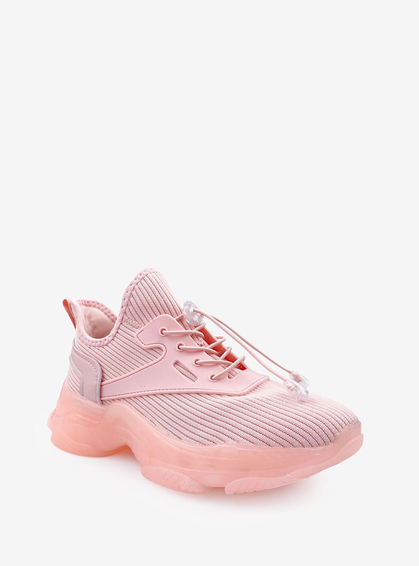 Sloan Knit Upper Sneaker with Chunky Bottom Pink, PINK, hi-res