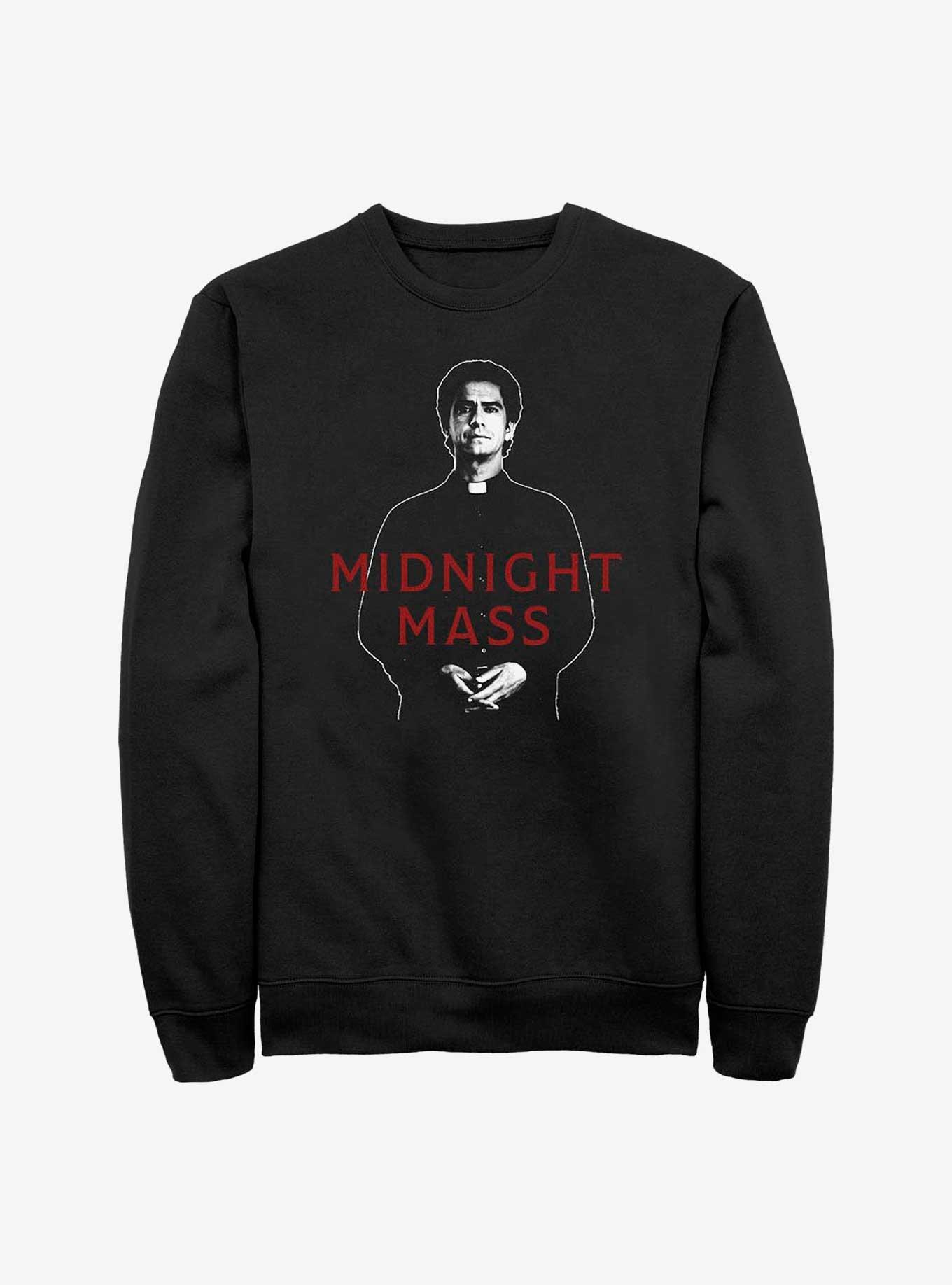 Midnight Mass Father Paul Sweatshirt, BLACK, hi-res