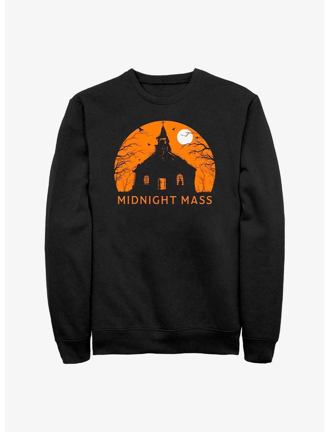Midnight Mass Haunt Night Sweatshirt, BLACK, hi-res