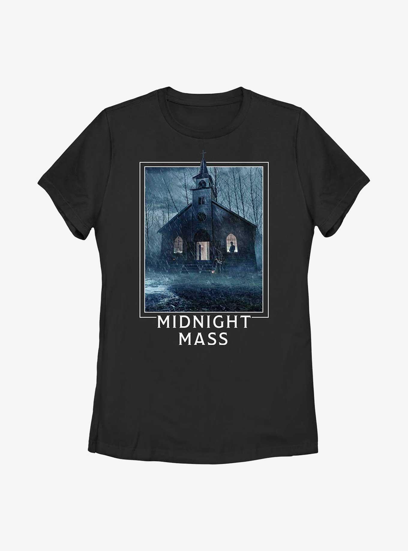 Midnight Mass Church Lockup Womens T-Shirt, , hi-res