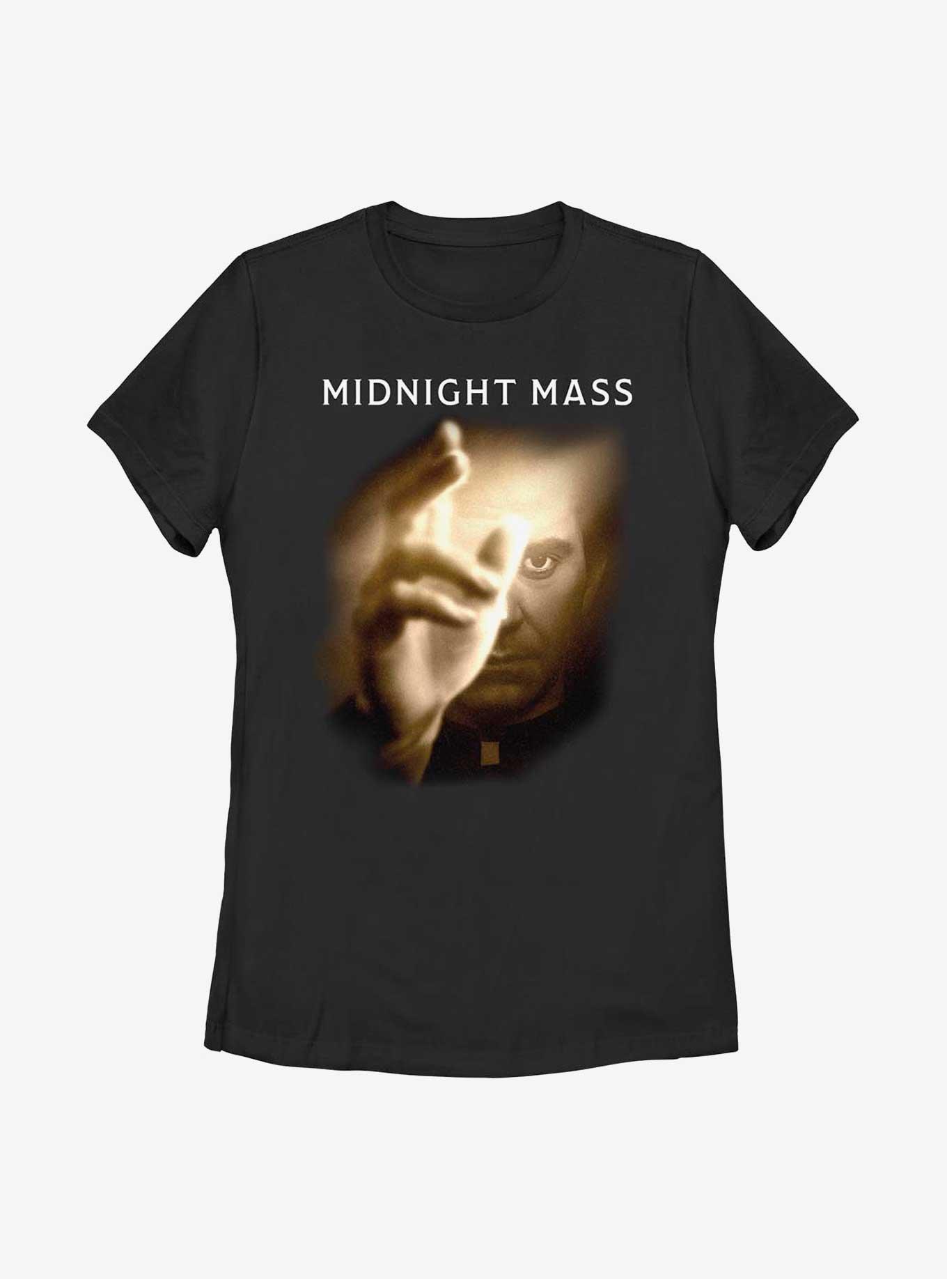 Midnight Mass Father Big Face Womens T-Shirt, , hi-res