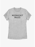 Midnight Mass Stacked Logo Womens T-Shirt, ATH HTR, hi-res