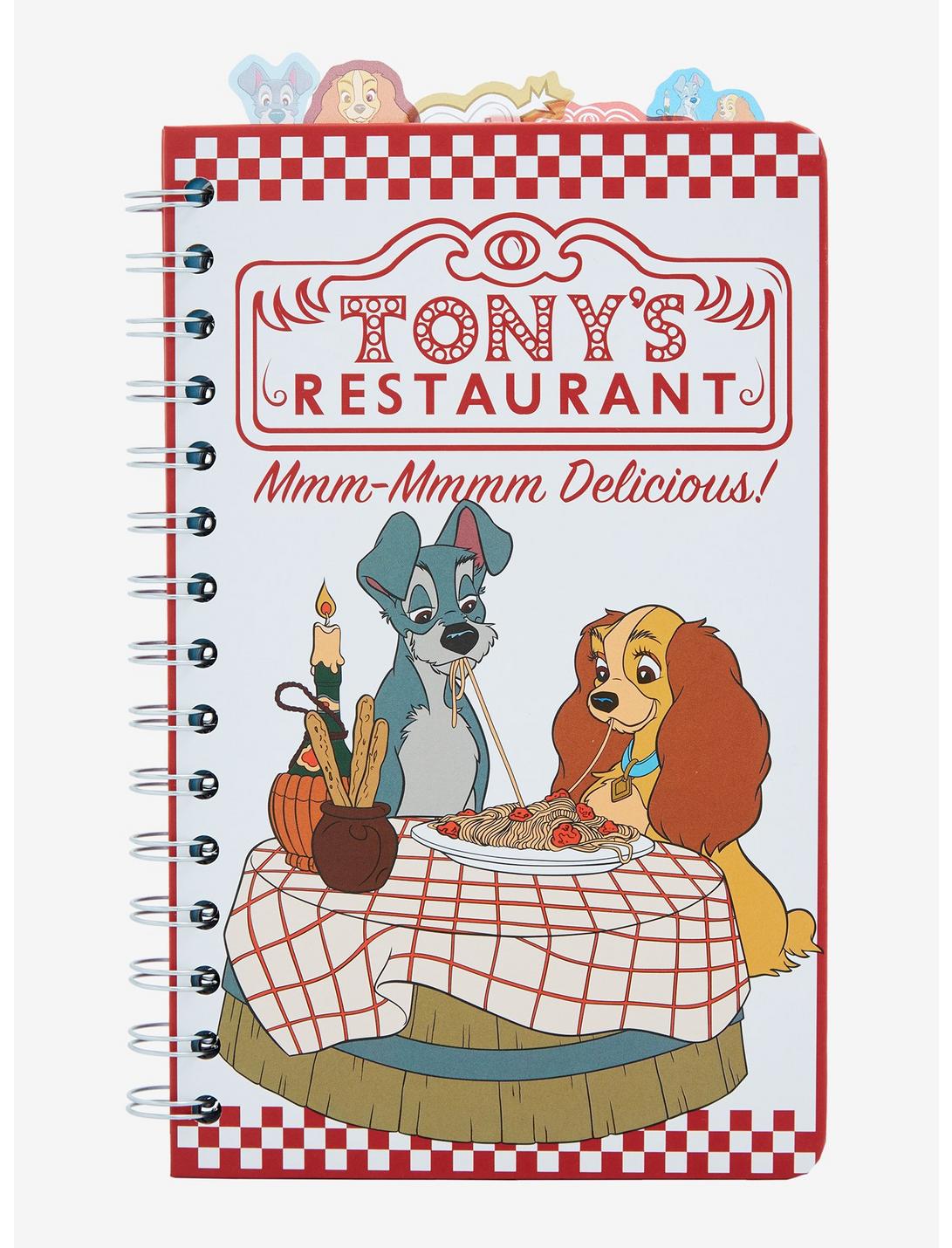 Disney Lady and the Tramp Tony’s Restaurant Tab Journal - BoxLunch Exclusive , , hi-res