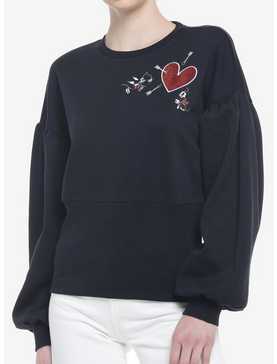 Her Universe Disney Mickey Mouse & Minnie Mouse Balloon Sleeve Sweater, , hi-res