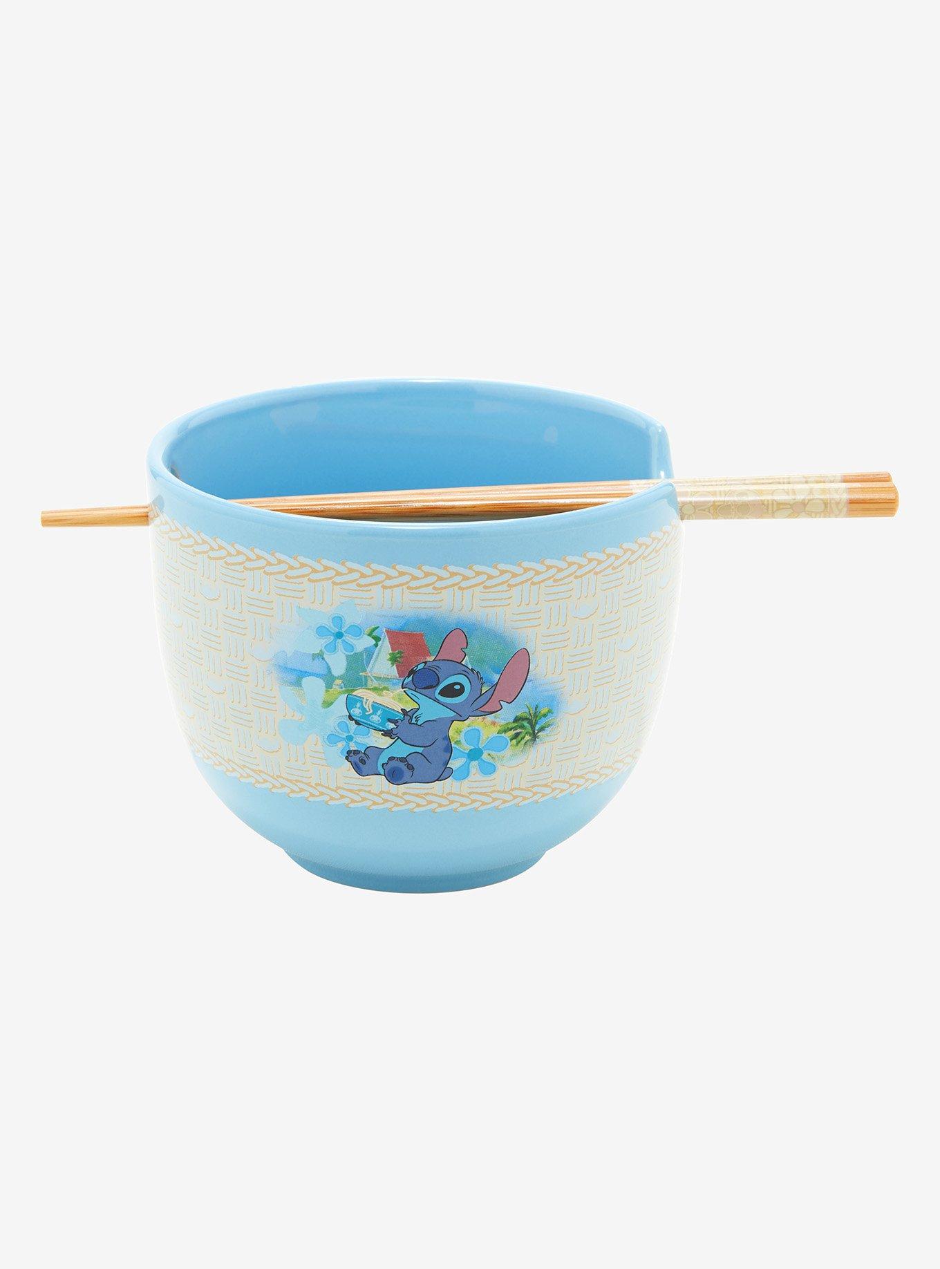 Disney Lilo & Stitch Beach Noodles Ramen Bowl with Chopsticks , , hi-res