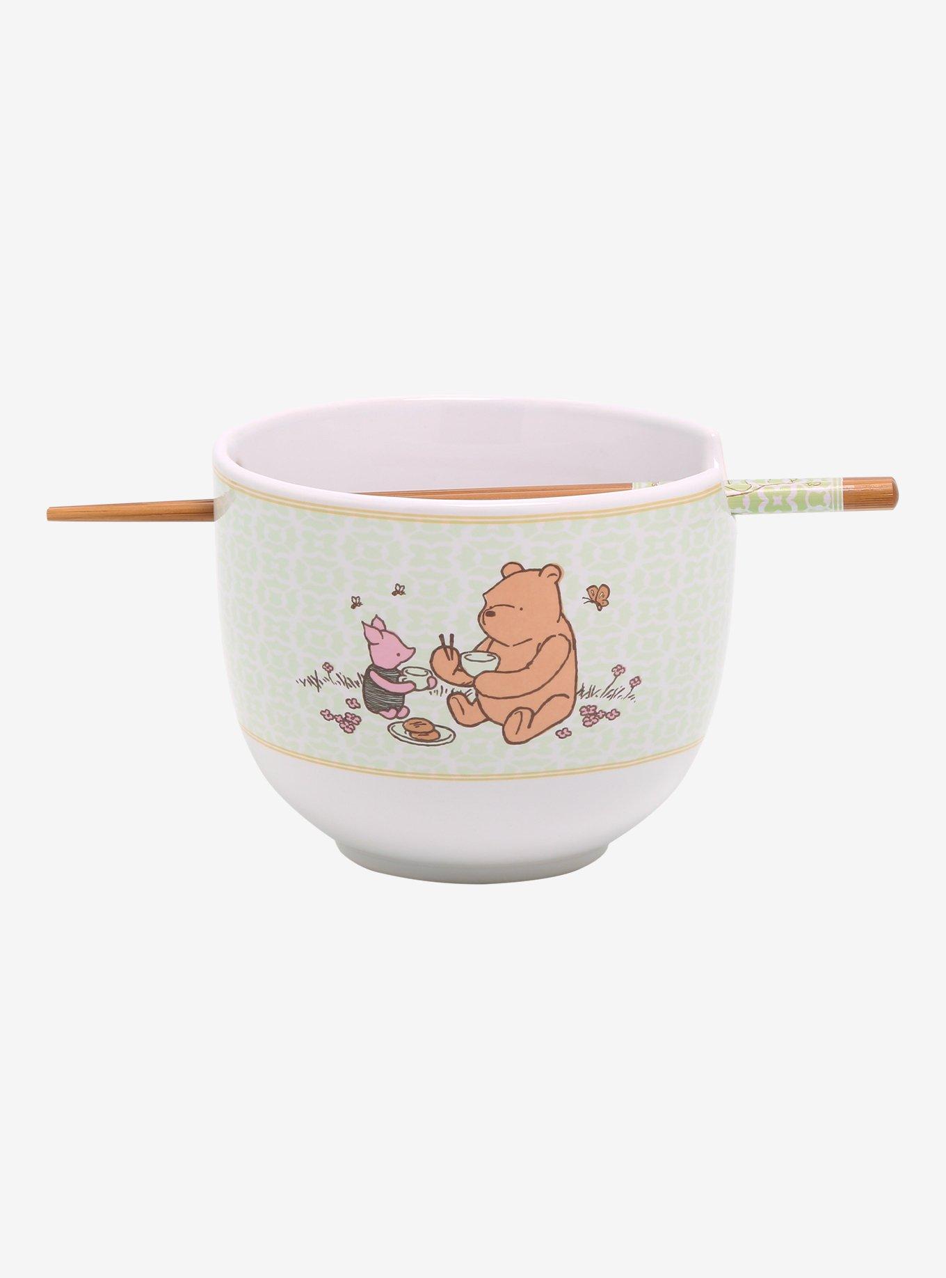 Disney Winnie the Pooh Storybook Portrait Ramen Bowl with Chopsticks , , hi-res