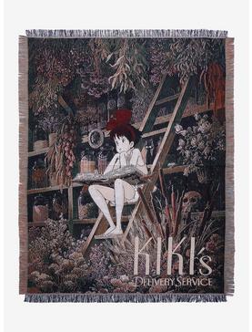 Studio Ghibli Kiki's Delivery Service Kiki & Plants Tapestry Throw - BoxLunch Exclusive, , hi-res