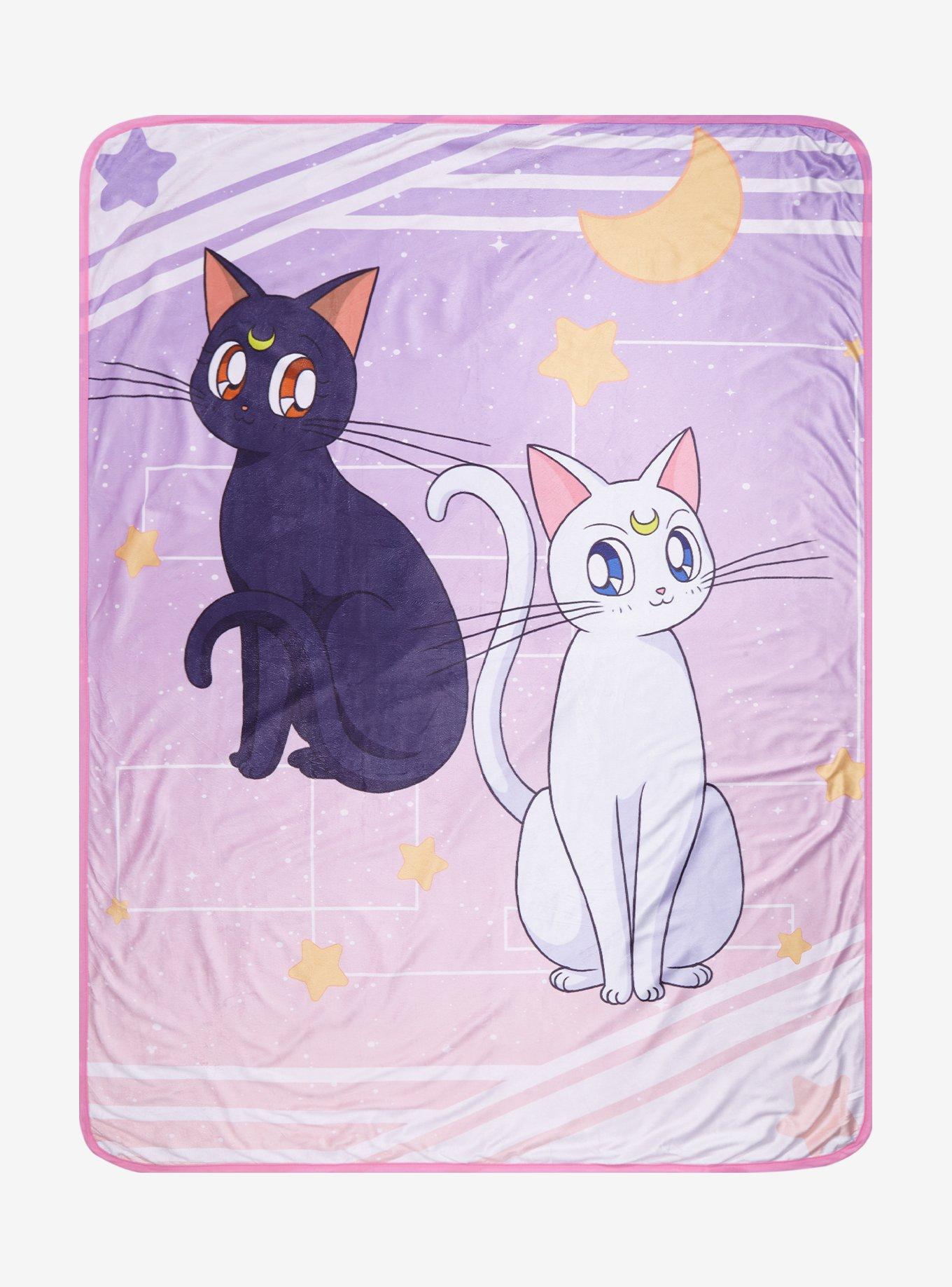 Sailor Moon Luna Artemis Fleece Throw BoxLunch