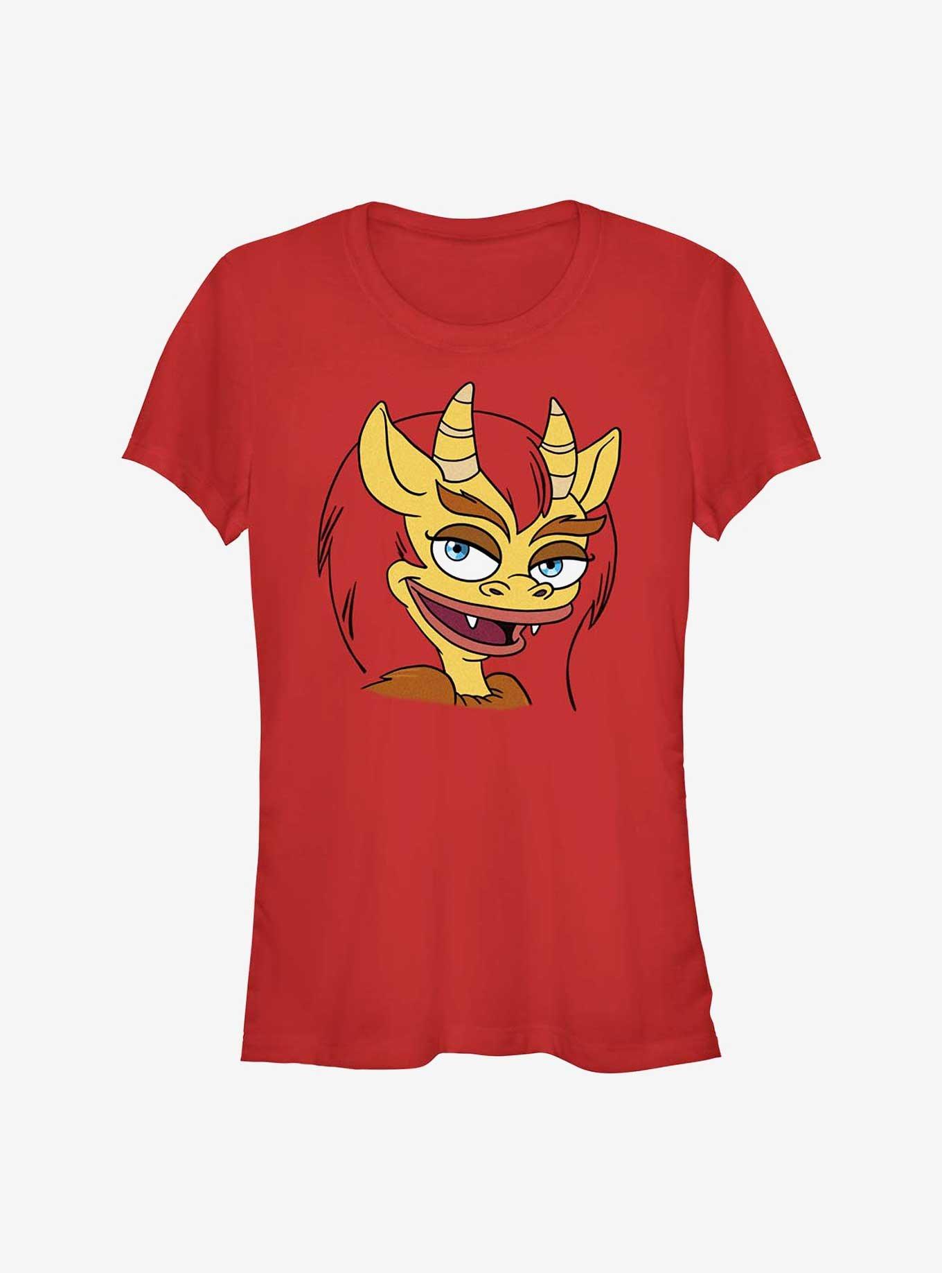 Human Resources Connie Girls T-Shirt, RED, hi-res