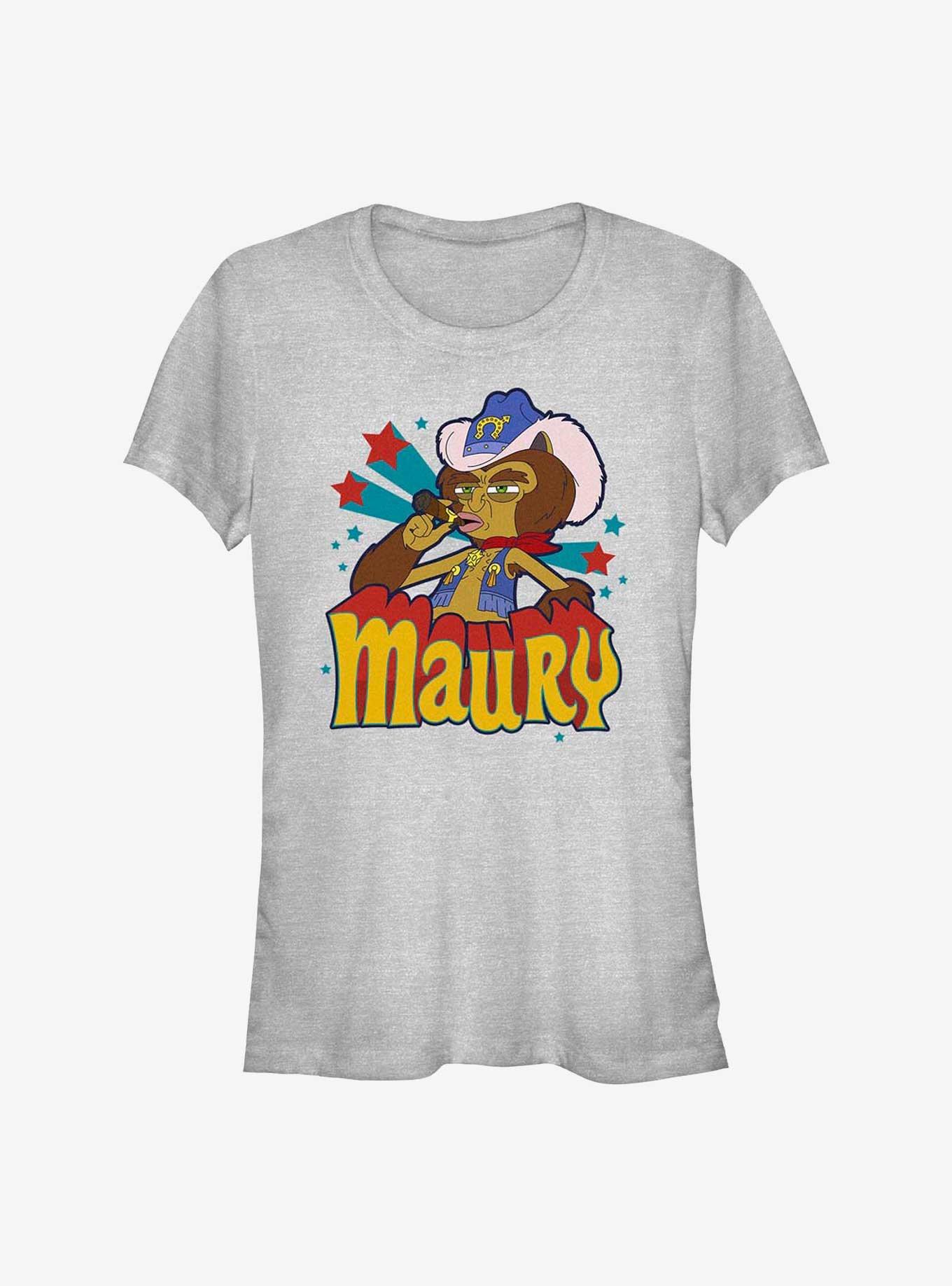 Human Resources Cowboy Maury Girls T-Shirt, ATH HTR, hi-res