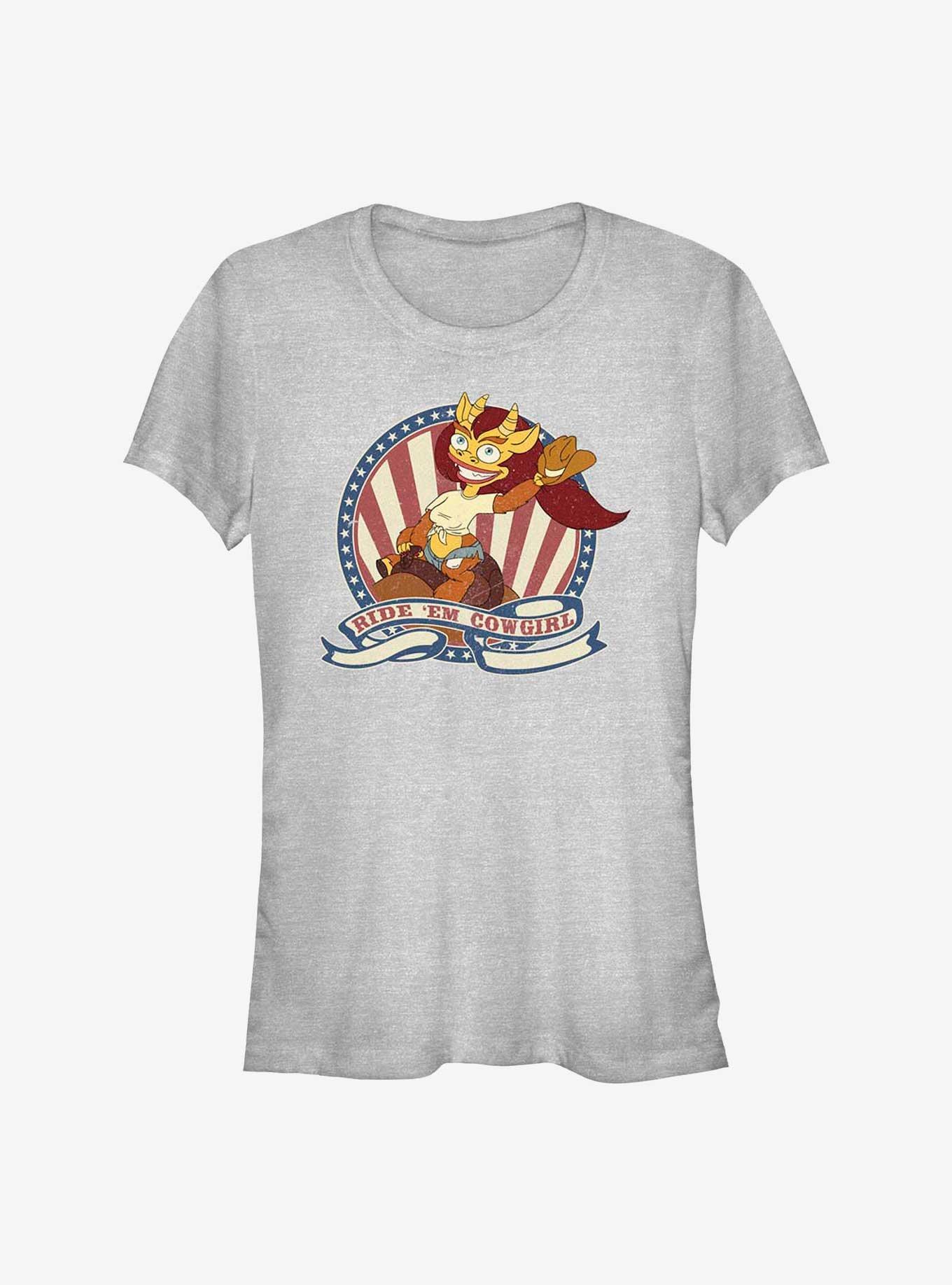 Human Resources Cowgirl Connie Girls T-Shirt, ATH HTR, hi-res