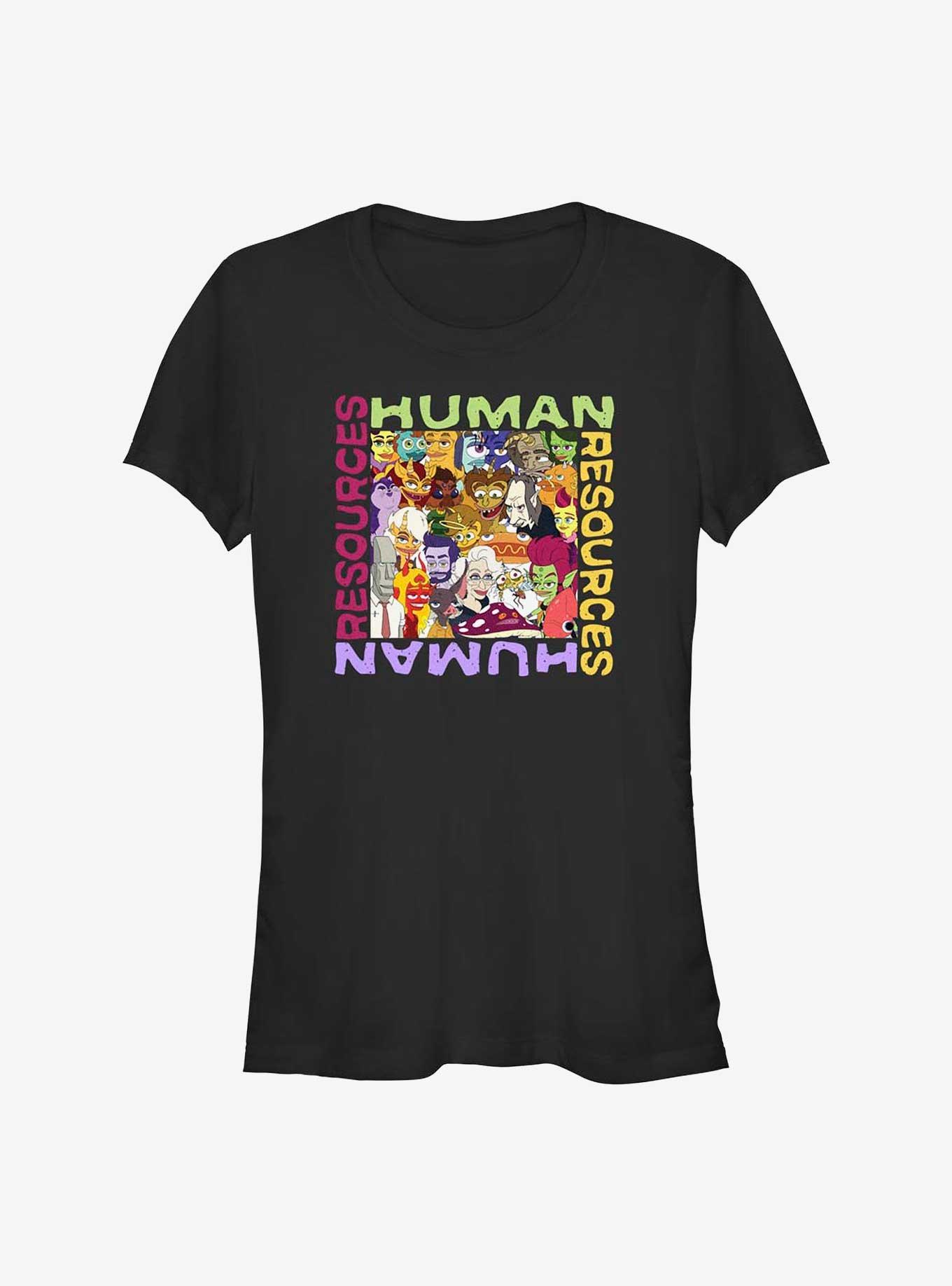 Human Resources Group Girls T-Shirt, BLACK, hi-res