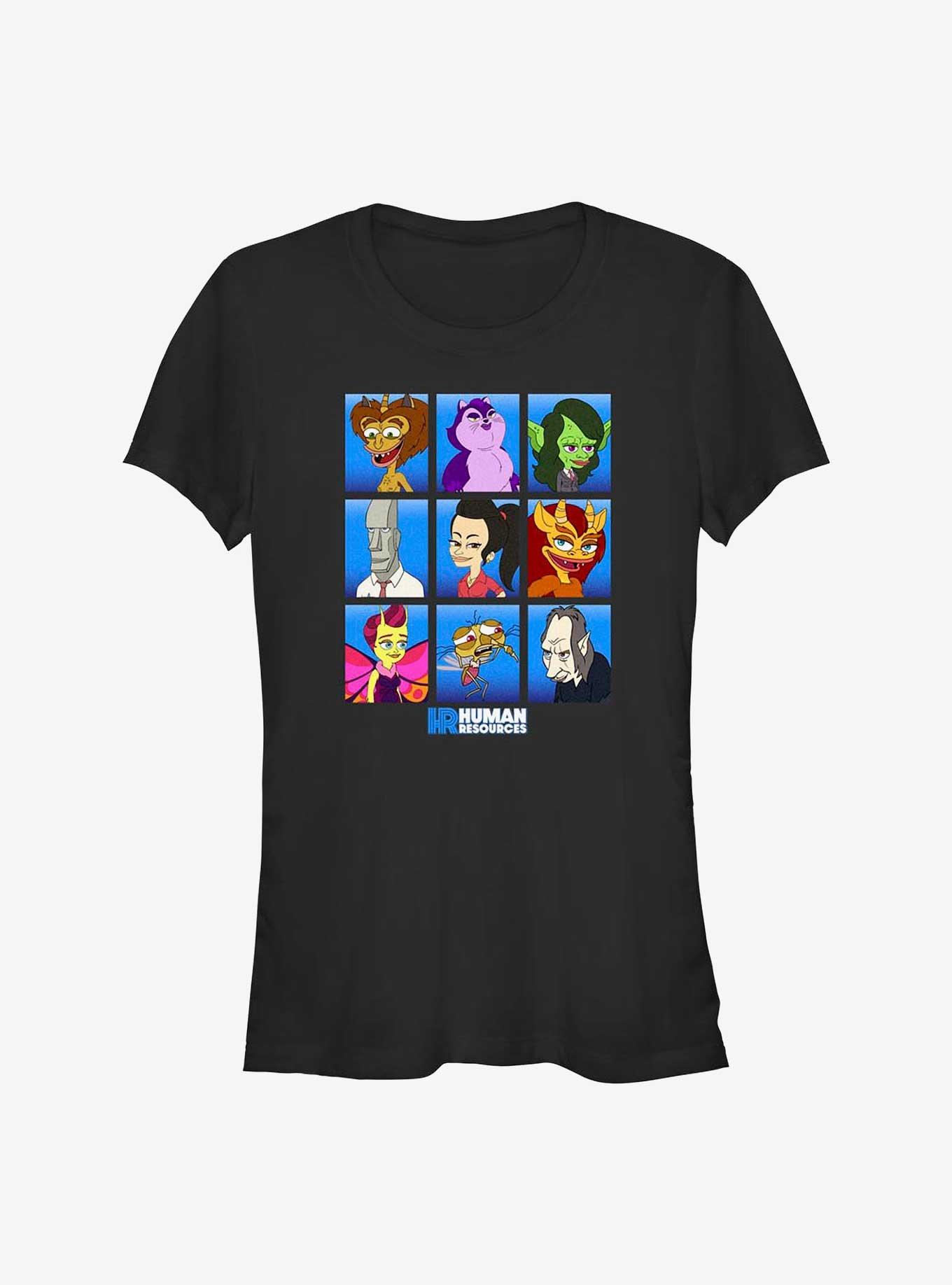 Human Resources Monster Bunch Girls T-Shirt, BLACK, hi-res