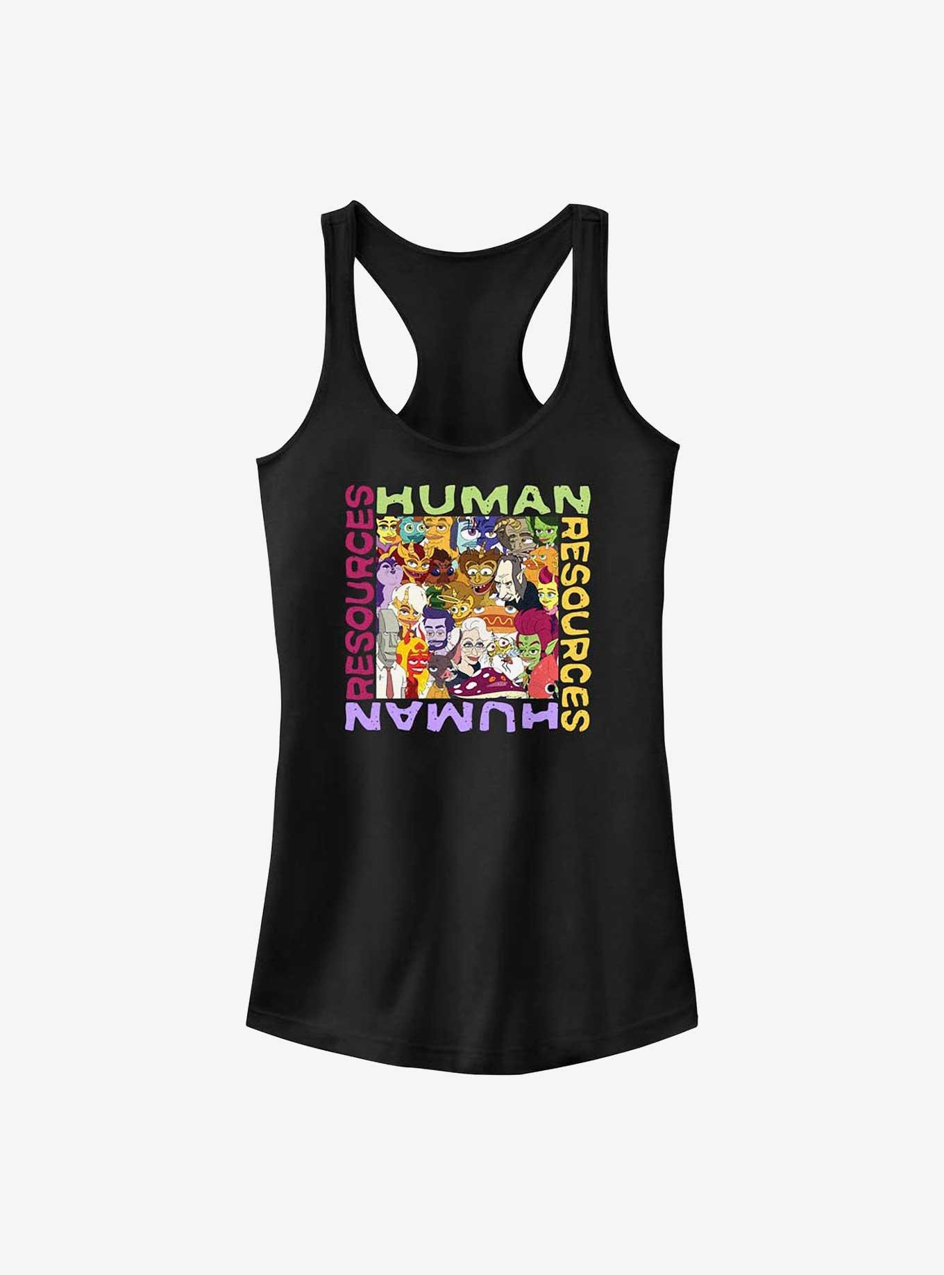 Human Resources Group Girls Tank, BLACK, hi-res