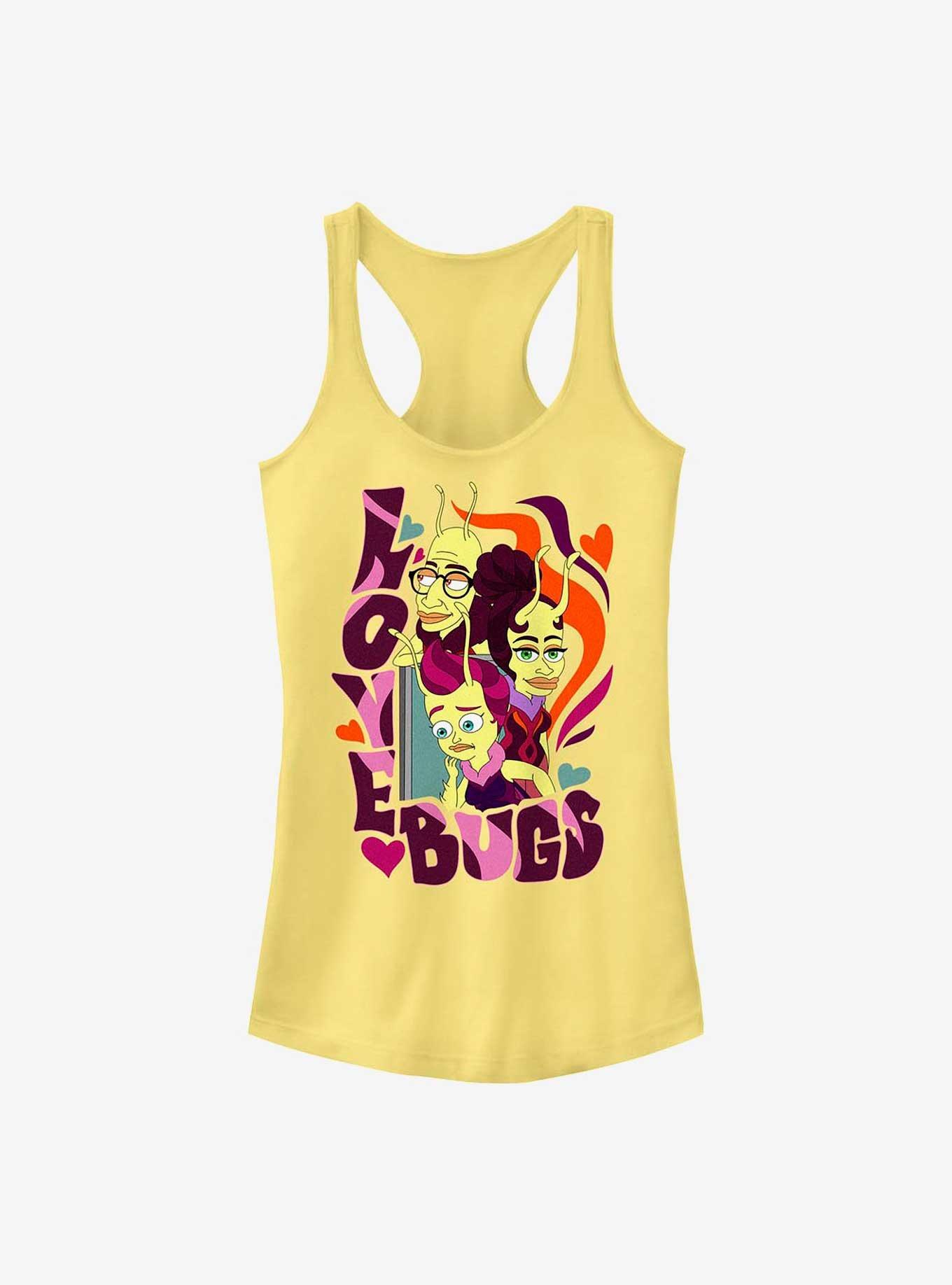 Human Resources Love Bugs Girls Tank, BANANA, hi-res